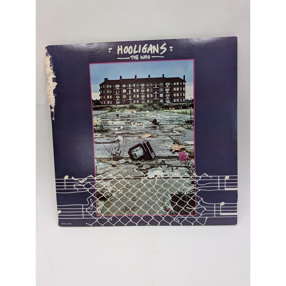 The Who Hooligans Double Vinyl LP MCA2-12001 1981 Compilation Rock Album